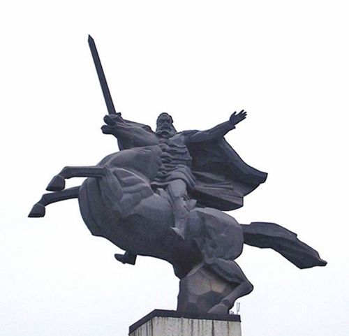 黃巢雕像